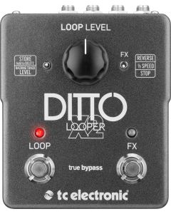 TC ELECTRONIC DITTO X2 LOOPER EFFETTO STEREO A PEDALE LOOP FX REVERSE