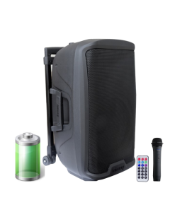 GEMINI AS2112 TO GO DIFFUSORE PORTATILI A BATTERIA+TROLLEY INTEGRATO