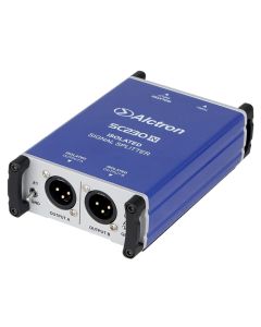 ALCTRON SC230N SPLITTER MICROFONICO DA 1 IN A 2 OUT + THRU