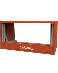 ALCTRON GC19 4U RACK DA STUDIO IN ALLUMINIO E LEGNO 4 UNITA'