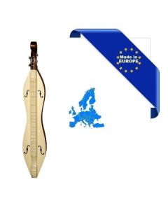 HORA APPALACHIAN DULCIMER GRANDE TOP ABETE FONDO LIME FASCE E MANICO ACERO SCALA 685MM + BORSA