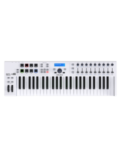 ARTURIA KEYLAB ESSENTIAL 49 CONTROLLER MASTER KEYBOARD MIDI USB 49 TASTI BIANCO + ANALOG LAB + ABLETON LIVE LITE + UVI GRAN PIANO