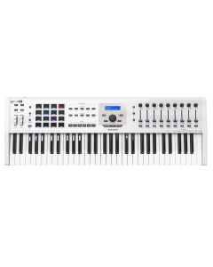 ARTURIA KEYLAB61-MKII CONTROLLER BIANCO MIDI USB TASTIERA 61 TASTI SEMIPESATI BIANCA