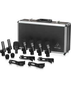 BEHRINGER BC1200 KIT DI 7 MICROFONI PER BATTERIA CLAMPS E CUSTODIA IN ALLUMINIO