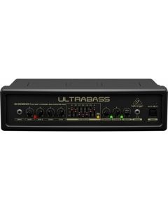 BEHRINGER BXD3000H ULTRABASS TESTATA PER BASSO 300 WATT COMPRESSORE DI-OUT EQUALIZZATORE 7 BANDE ANALIZZATORE FBQ