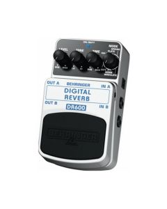 BEHRINGER DR600 DIGITAL REVERB EFFETTO RIVERBERO DIGITALE STEREO A PEDALE PER CHITARRA E BASSO