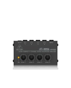 BEHRINGER HA400 BK BLACK MICROAMP AMPLIFICATORE PER CUFFIE 4 CANALI STEREO COLORE NERO