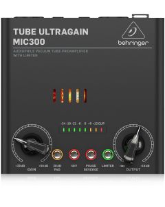 BEHRINGER MIC300 TUBE ULTRAGAIN PREAMPLIFICATORE MICROFONICO VALVOLARE CON LIMITATORE