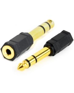 CABLEXPERT SPINA ADATTATORE AUDIO DA 6,35 MASCHIO MM A 3,5 MM FEMMINA