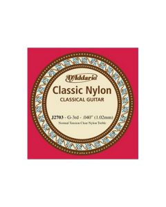 D'ADDARIO J2703 CORDA SFUSA PER CHITARRA CLASSICA TENSIONE NORMALE