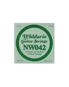 D'ADDARIO NW042  CORDA SINGOLA PER CHITARRA ACUSTICA/ELETTRICA