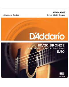 D'ADDARIO EJ10 CORDE 10-47 PER CHITARRA ACUSTICA