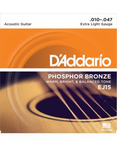 D'ADDARIO EJ15 CORDE PER CHITARRA ACUSTICA 10-47