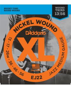 D'ADDARIO EJ22 ELETTRICA 013-056 MUTA CHITARRA ELETTRICA