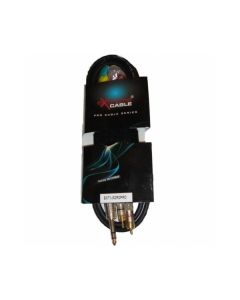 EXTREME 1JS2R2PRO JACK STEREO MASCHIO 1/4" 6,3mm - 2 RCA MASCHIO MT 2 CONNETTORI SMONTABILI