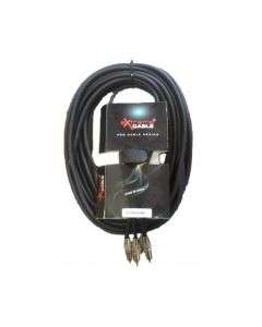 EXTREME 2R2R10PRO 2RCA MASCHIO -2RCA MASCHIO PRO 10mt