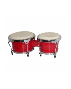 EXTREME BG279 RD BONGO STANDARD RED PELLE NATURALE 4 ROBUSTI TIRANTI 7"- 9"