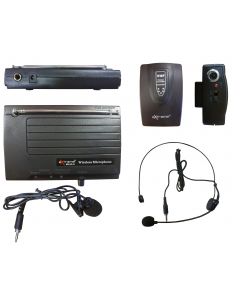 EXTREME WM100-HL RADIOMICROFONO VHF AD ARCHETTO E LAVALIER + TRASMETTITORE BODYPACK + RICEVITORE