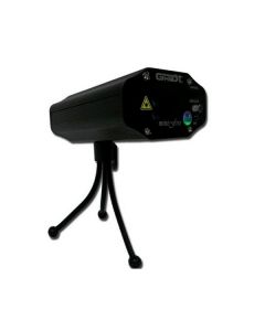 GHOST MINI FIRE GOBO LASER ROSSO 100mW + VERDE 50mW + TREPPIEDE + STAFFA A PARETE + ALIMENTATORE