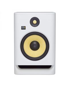 KRK RP8-G4 WN WHITE ROKIT MONITOR DA STUDIO 203 WATT BIAMPLIFICATO WOOFER 8" NERO + DSP ROOM TUNING TRAMITE APP BIANCO