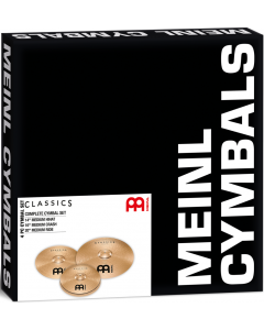 MEINL CLASSIC CYMBAL SET C141620 SET DI PIATTI PER BATTERIA HI-HAT + CASH + RIDE