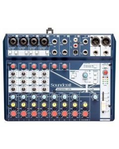 SOUNDCRAFT NOTEPAD-12FX MIXER 12 CANALI USB EFFETTI LEXICON PHANTOM POWER +48V 4 MIC INPUT