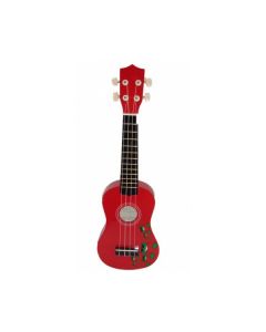 OLVEIRA UK20RD UKULELE CORDE PER BAMBINI MANICO IN LEGNO DURO / TASTIERA E PONTE IN PALISSANDRO / MECCANICHE CROMATE / COLORE RED