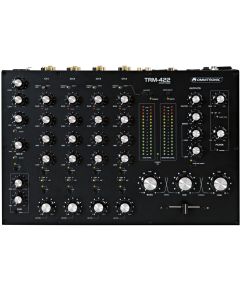 OMNITRONIC TRM422 MIXER ROTATIVO ANALOGICO 4 CANALI PER DJ