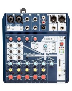 SOUNDCRAFT NOTEPAD-8FX MIXER 8 CANALI USB EFFETTI LEXICON PHANTOM POWER +48V 2 MIC INPUT