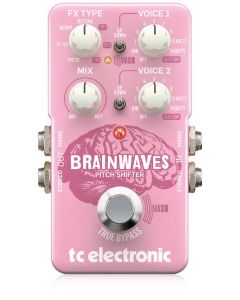 TC ELECTRONIC BRAINWAVES PITCH SHIFTER POLIFONICO WHAMMY DETUNE EFFETTO A PEDALE PER CHITARRA