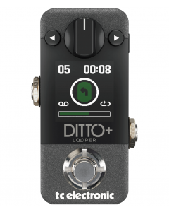 TC ELECTRONIC DITTO+ PLUS LOOPER EFFETTO LOOPER NEXT GEN A PEDALE PER CHITARRA CON DISPLAY E USB