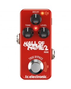 TC ELECTRONIC HALL OF FAME 2 MINI REVERB EFFETTO A PEDALE PER CHITARRA TONEPRINT E TECNOLOGIA MASH