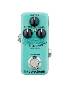 TC ELECTRONIC HYPERGRAVITY MINI COMPRESSOR COMPRESSORE MULTIBANDA PER CHITARRA TRUE BYPASS