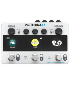 TC ELECTRONIC PLETHORA X3 PEDALIERA TONEPRINT PEDALBOARD DISPLAY LCD PROCESSORE EFFETTI PEDALI MESH