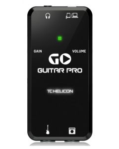 TC HELICON GO GUITAR PRO INTERFACCIA PORTATILE CHITARRA BASSO DISPOSITIVI MOBILI PREAMP MIDAS