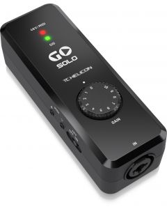 TC HELICON GO SOLO INTERFACCIA AUDIO MIDI PER DISPOSITIVI MOBILI ALTA DEFINIZIONE