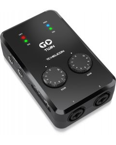 TC HELICON GO TWIN INTERFACCIA AUDIO MIDI DISPOSITIVI MOBILI 2 CANALI ALTA DEFINIZIONE