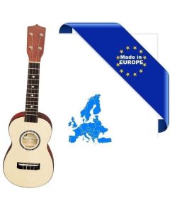 UKULELE STANDARD SOPRANO MADE IN EUROPE TAVOLA ABETE ROSSO TOP IN MASSELLO TASTIERA IN PALISSANDRO