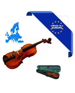 VIOLINO 3/4 MADE IN EUROPE PONTE TELLER TEDESCO 4 TIRACANTINI TOP ABETE MASSELLO FONDO/FASCE ACERO MASSELLO TASTIERA/PIROLI EBANO